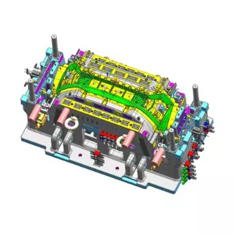 Automobilaren Aurrealdeko Bumper Body Injekzio Moldea