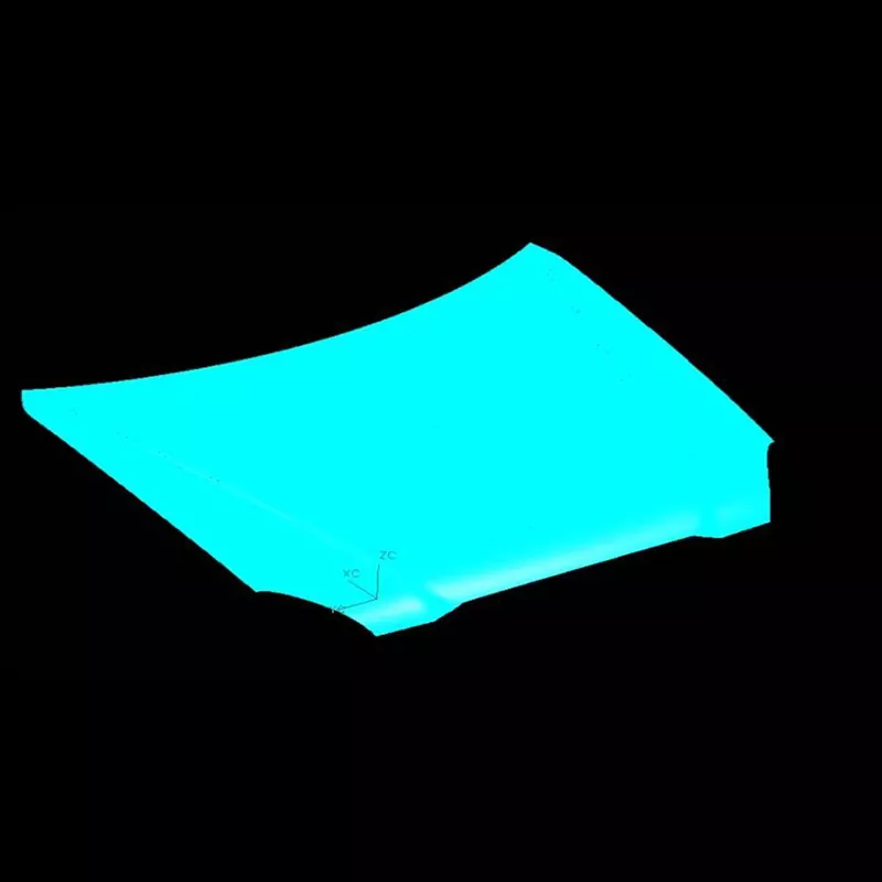 Automotive Hood Kanpoko Panel Estanpatzeko Troquela