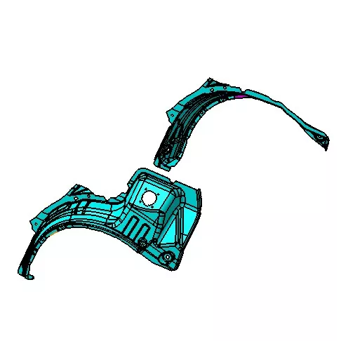 Automobilgintzako gurpil-arkua gurpil-estalkia injekzio-moldea